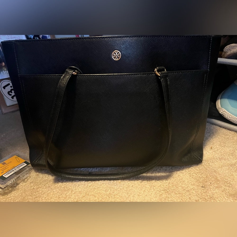 Tory Burch black work purse